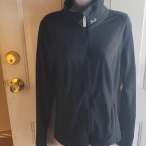 Under Armour Women's Sleek Black Allseason Full Zip Jacket